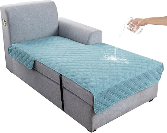 Genina L Shape Couch Cover, Sectional Couch Chaise Covers, Waterproof Washable