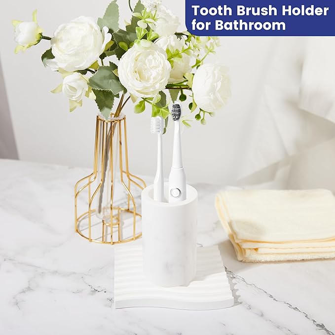 Diatomite Toothbrush Holders for Bathrooms, Electric Tooth Brush and Toothpaste
