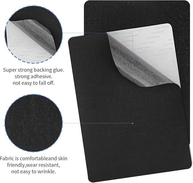 SYLVASS 8x11 Inch Fabric Repair Patches, Self-Adhesive Linen Patch