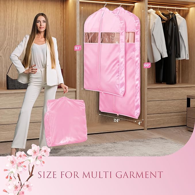 Univivi Super Soft Satin Garment Bags