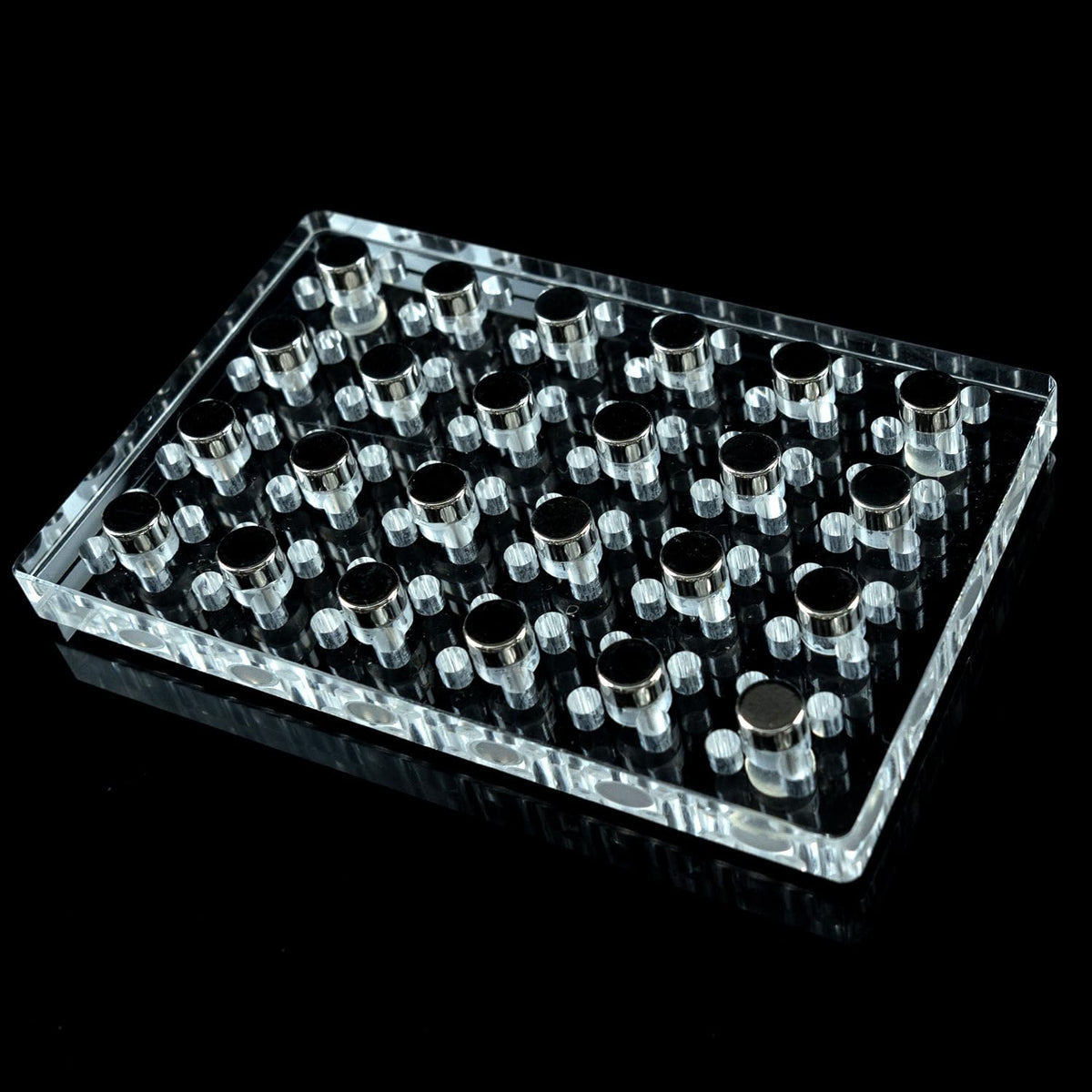 VISOSCI Lab Use Magnetic Rack Separator for DNA, RNA or Protein Purification for 96-Well deep Well Plate for 0.1ml or 0.2ml 96-Well microplate
