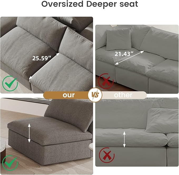 Cloud Couch Modular Sectional Sofa