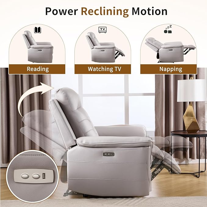 ANJ Power Reclining Loveseat Sofa