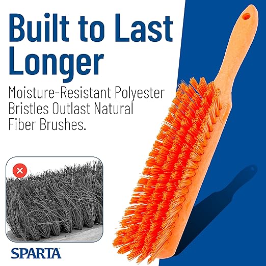SPARTA Handheld Soft Counter Brush 8 Inch Bristle Span, Countertops, and