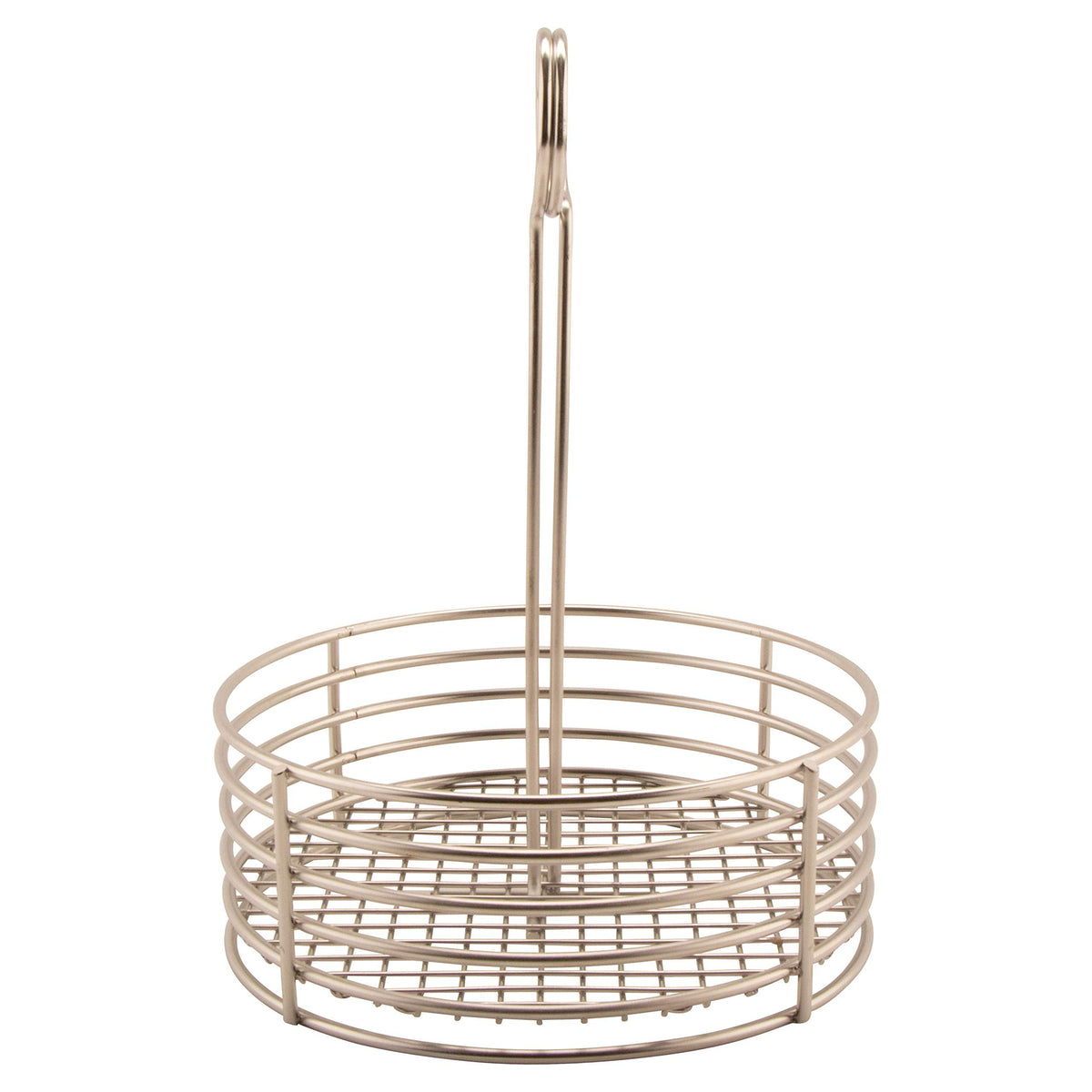 G.E.T. Enterprises Stainless Steel Round Stainless Steel Condiment Caddy Stainless Steel Table Caddies Collection 4-81866 (Case of 12)
