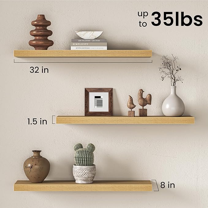 Fun Memories 32Inch Floating Shelves