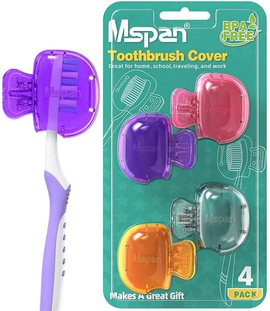Mspan Electric Toothbrush Head Cover: Sonic Toothbrush Cap Travel Protector