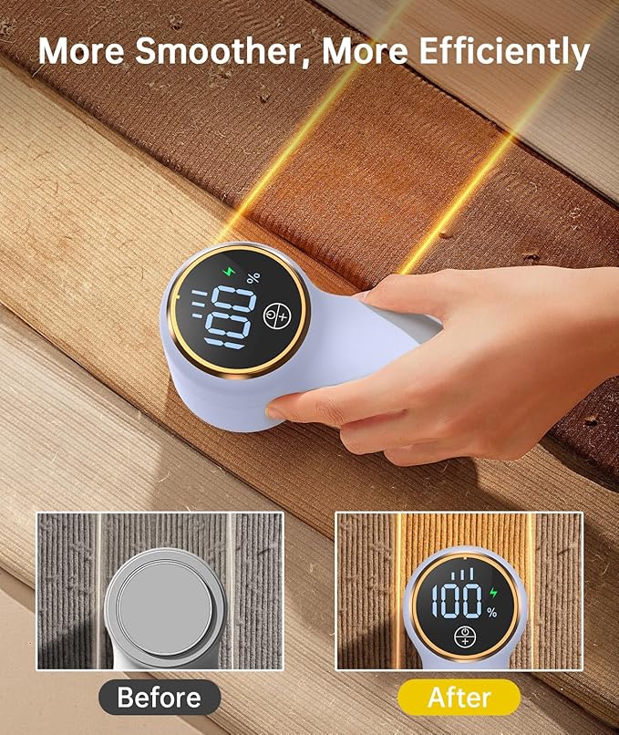 Rechargeable Fabric Shaver Lint Remover, Sweater Shaver