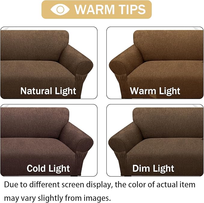 Loveseat Slipcover with 2 Pillow Cover