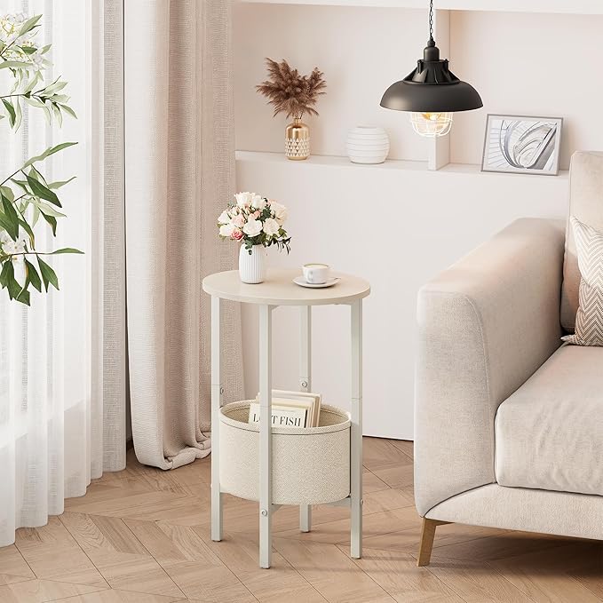 Vagusicc Side Table, Round End Table