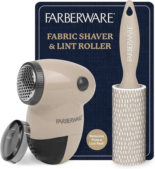 Farberware Fabric Shaver & Lint Remover Set – Battery Operated Sweater Shaver