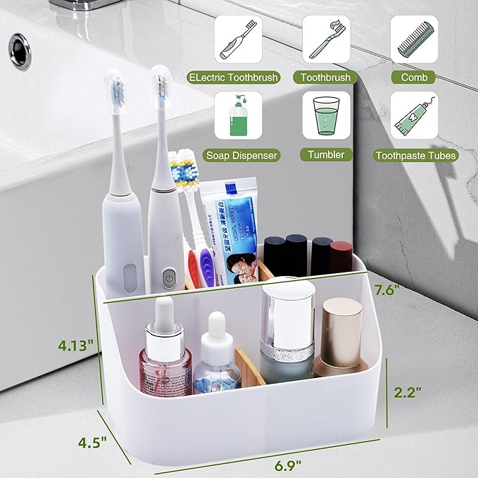 Electric Toothbrush Holders for Bathrooms, Kids Toothpaste Holder