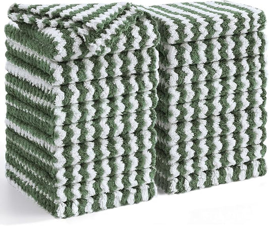 Homaxy 18 Pack Kitchen Dish Cloths, Ultra Soft and Absorbent Dish Towels