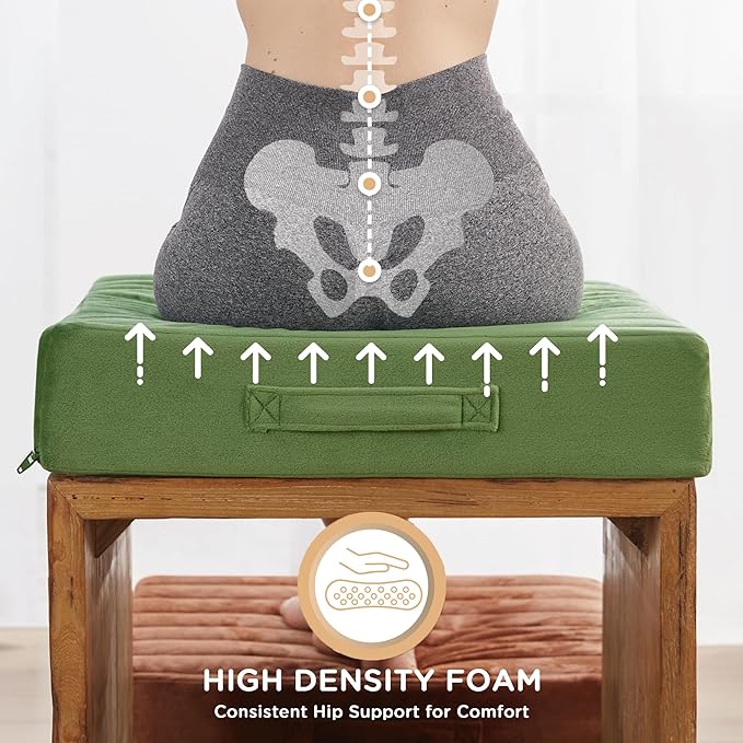 Codi Floor Cushions for Adults, Large Meditation Pillows
