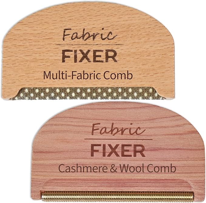 Cashmere Pill Remover Comb & Multi Fabric Shaver Depilling Sweater Fuzz Comb
