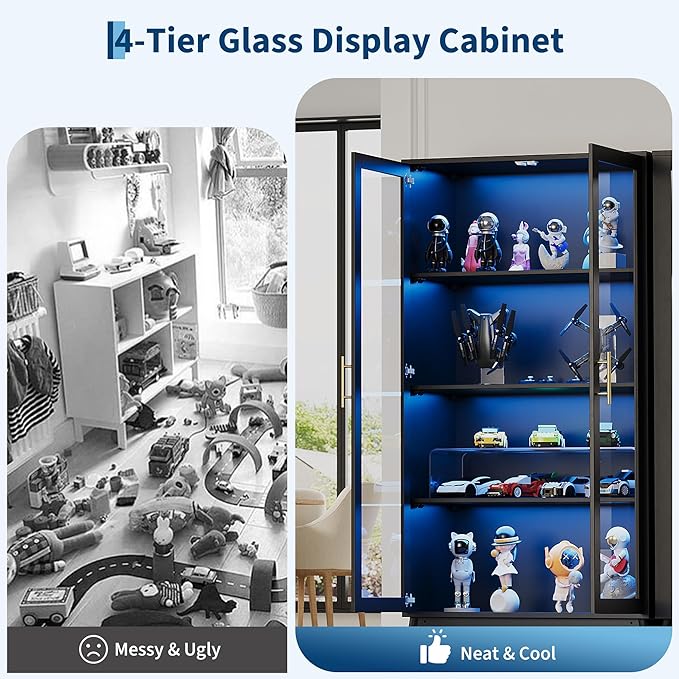 GarveeHome Display Cabinet