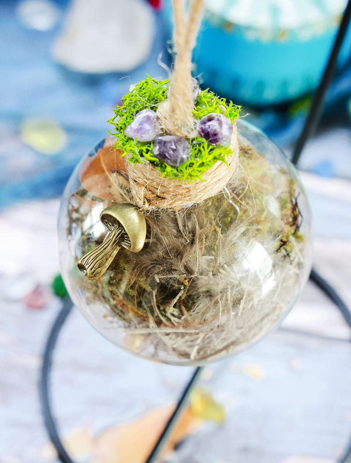 Witches Ball Divination Necromancy Protection Balls Altar Tools Goddess Spell Jar Collection Witches Blessing for Protection from Evil Banish Negative Energy Deflect Psychic Attacks