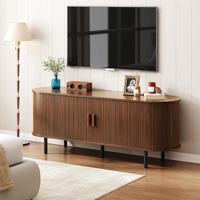 ONBRILL 55" TV Stand with Power Outlet