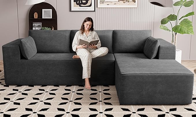 106" Cloud Sectional Boneless Couches
