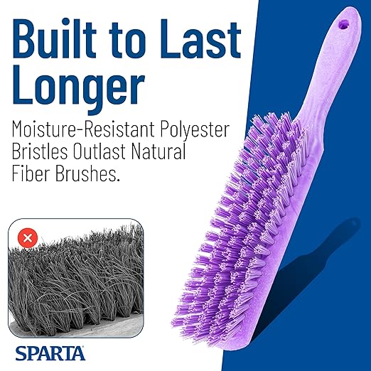 SPARTA Handheld Soft Counter Brush 8 Inch Bristle Span, Countertops, and