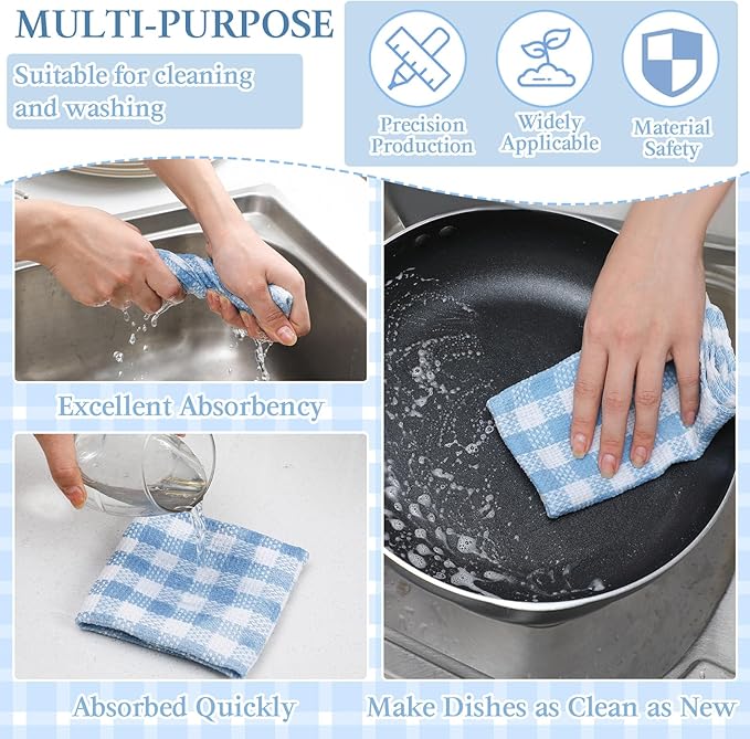 Patelai 12 Pcs Kitchen Dish Cloths