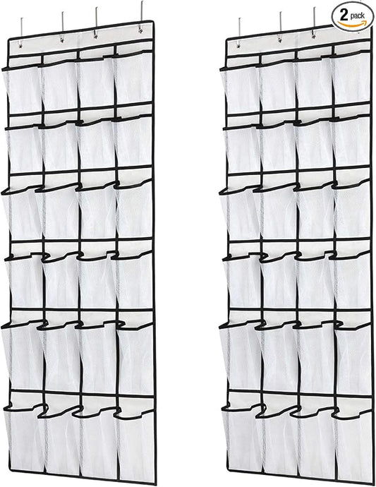 SAVERHO Hanging Shoe Organizer, Over The Door Shoe Organizer