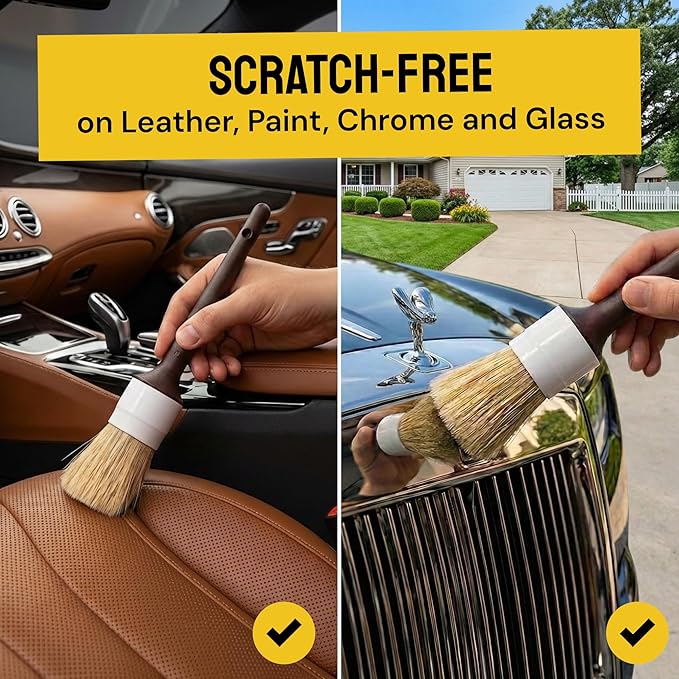 Boar Hair Detailing Brush Set