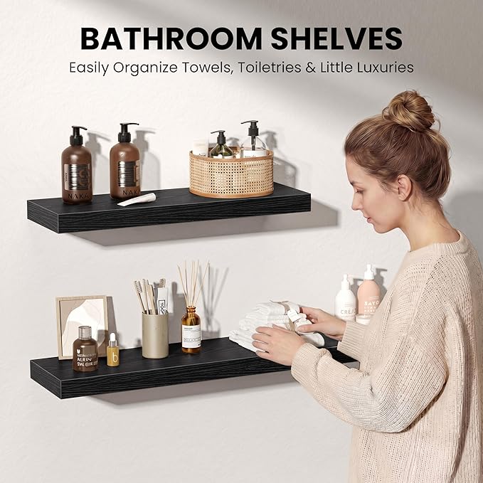 Fun Memories 55Inch Long Floating Shelves, 8 Inch Deep Shelves