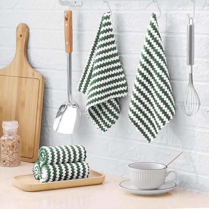Homaxy 18 Pack Kitchen Dish Cloths, Ultra Soft and Absorbent Dish Towels