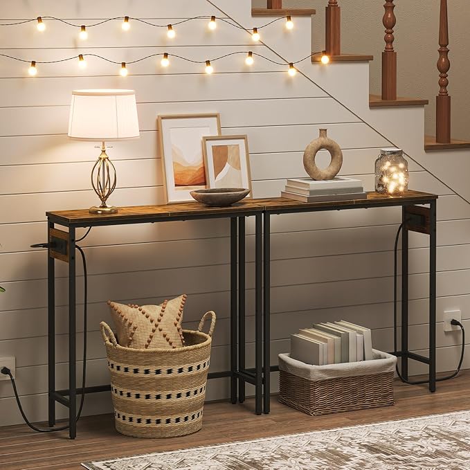 HOOBRO Narrow Console Table