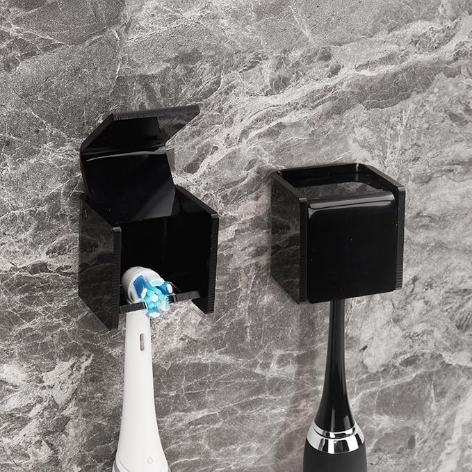 2 PCS Toothbrush Holder Wall Mounted