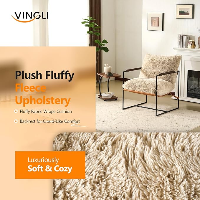 VINGLI 28" Cute Reading Armchair