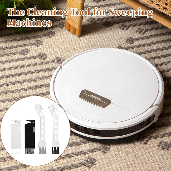 4 PCS Handheld Vacuum Cleaner Brush, Universal Dust Brush, 2 in 1 Vacuum Roller