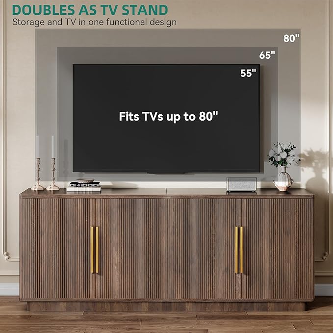 YITAHOME TV Stand for TVs up to 80 Inches, Media Console