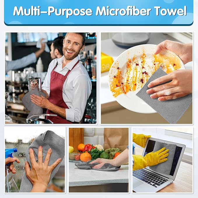 FIXSMITH Shop Towels, Microfiber Towels