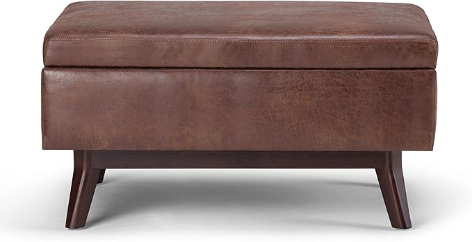 SIMPLIHOME Owen Coffee Table Storage Ottoman