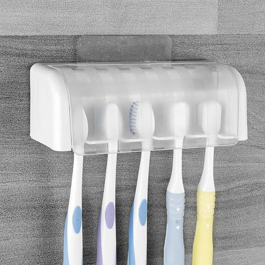 5 Slots Wall Mount Toothbrush Holder