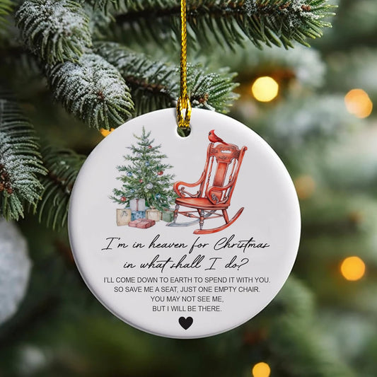 Regine Switzerland Memorial Ornaments - Heartfelt Remembrance Gifts for Loved Ones | Christmas in Heaven Design