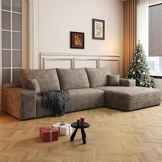 108" Sectional Couches for Living Room Cloud Couch Sofa