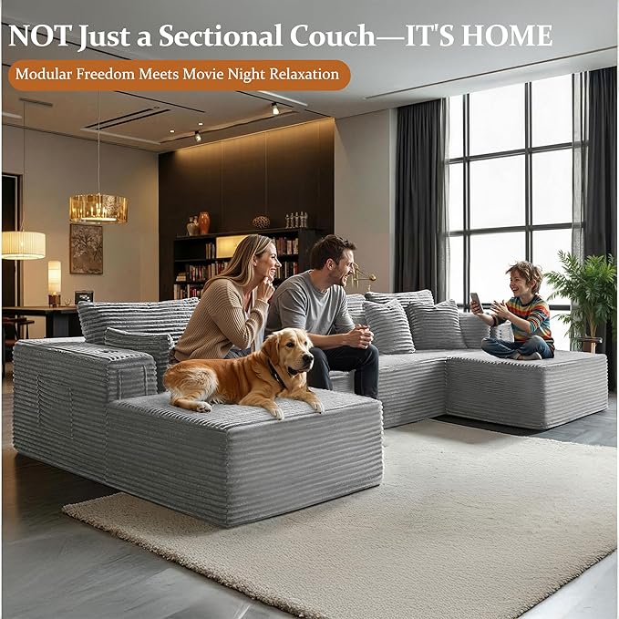 37" Cloud Sectional Couch Ottoman