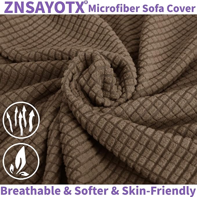ZNSAYOTX Super Stretch Chair Slipcover Universal Sofa Chair Covers