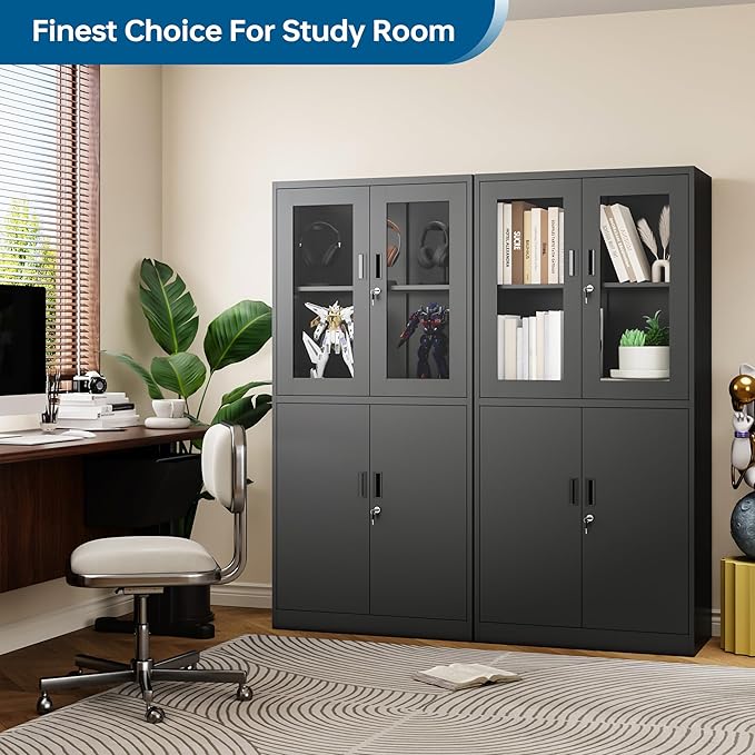 PEUKC Display Storage Cabinet