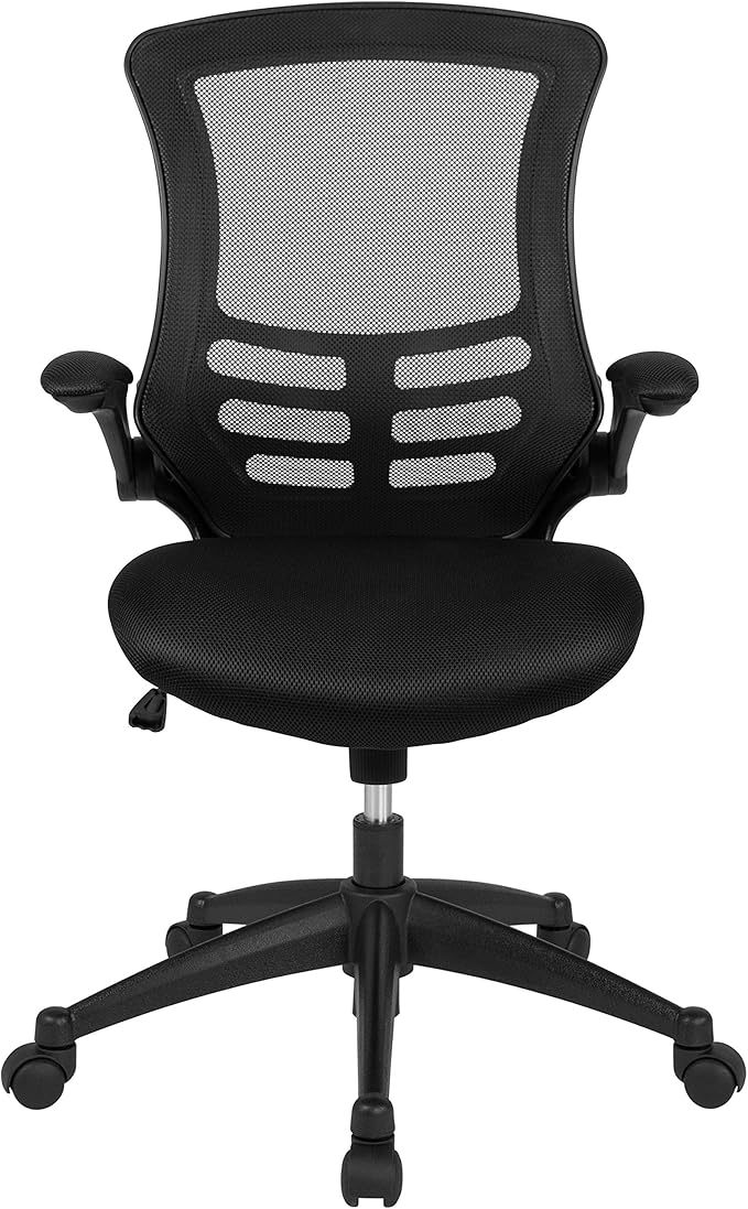 Flash Furniture Set of 4 Mid-Back Swivel Ergonomic Task Office Chairs