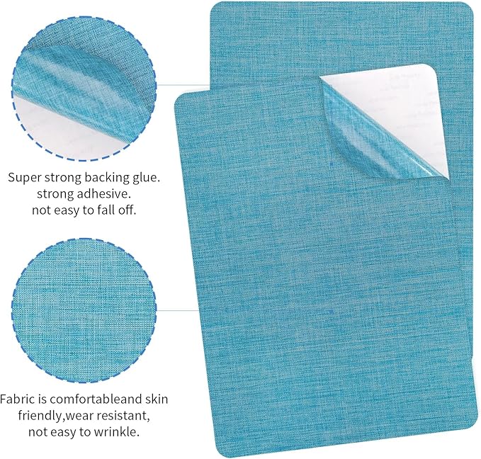 SYLVASS 8x11 Inch Fabric Repair Patches, Self-Adhesive Linen Patch