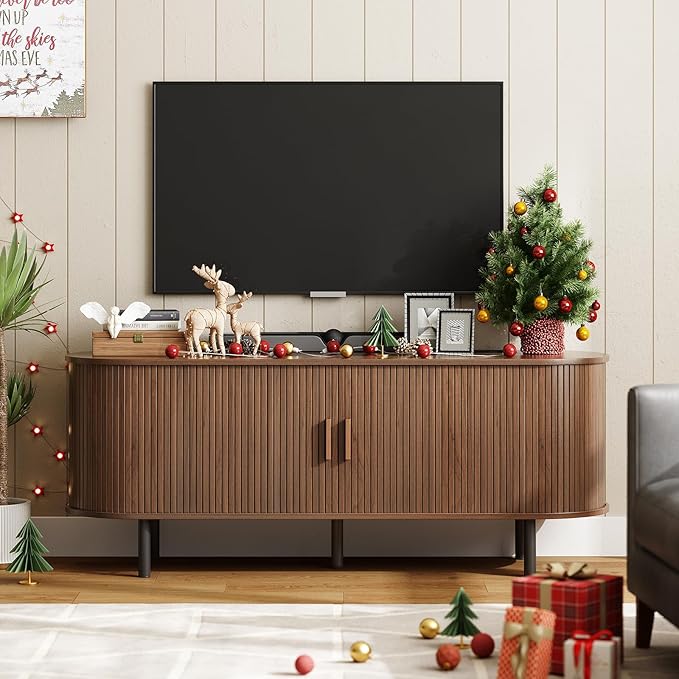 ONBRILL 55" TV Stand with Power Outlet