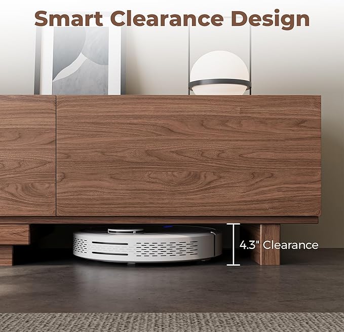 Extendable TV Stand for 65-100 Inches TVs – Walnut Entertainment Console