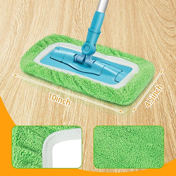 Reusable Dry Sweeping Cloths Microfiber Wet Mop Pads Compatible