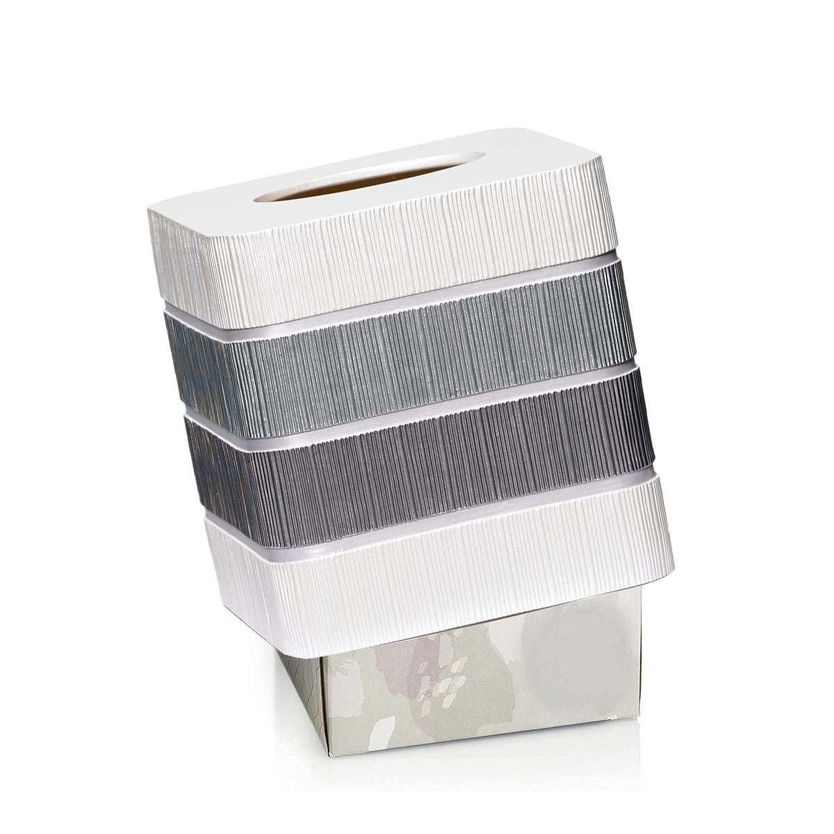 Popular Bath Modern LINE, Tissue Box, Grey