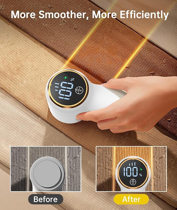 Rechargeable Fabric Shaver Lint Remover, Sweater Shaver