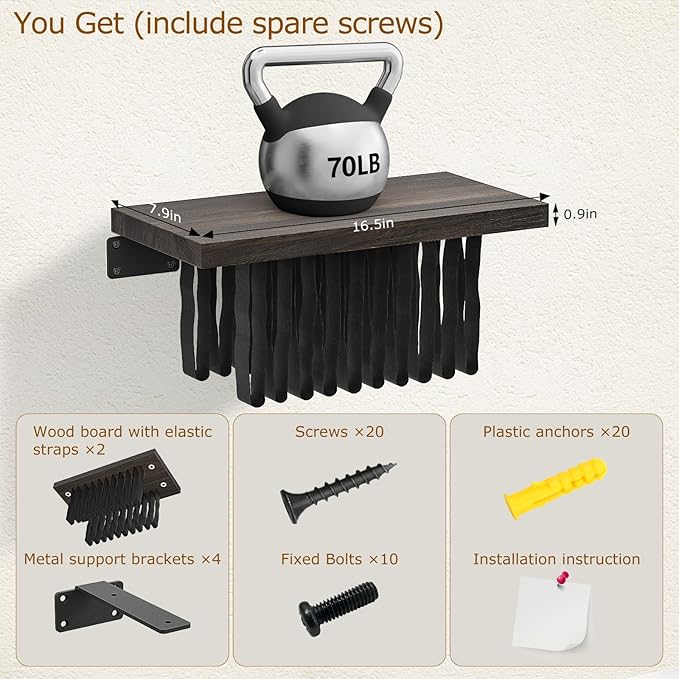 NANATI 2 Set of Floating Bookshelf